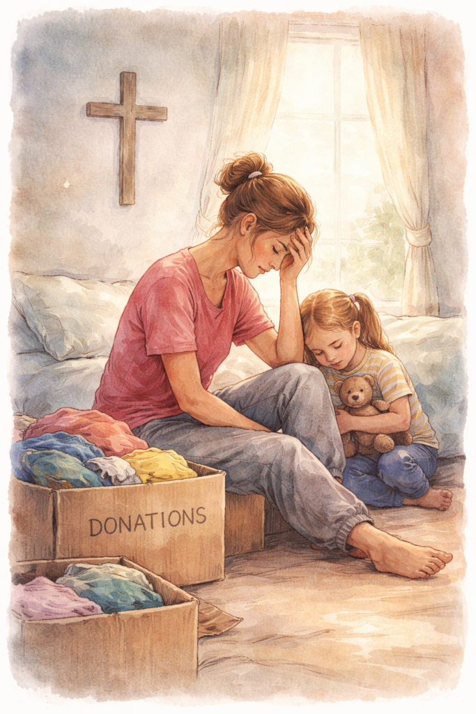 struggling single parent