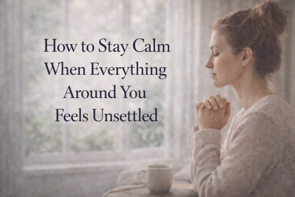 stay calm during stressful times